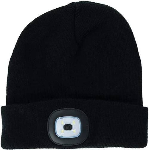 Hat - [BLACK] Rechargeable Led Beanie