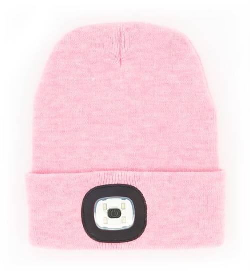 Hat - Pink Led Light Beanie