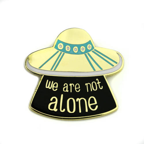 Enamel Pin - Ufo We Are Not Alone
